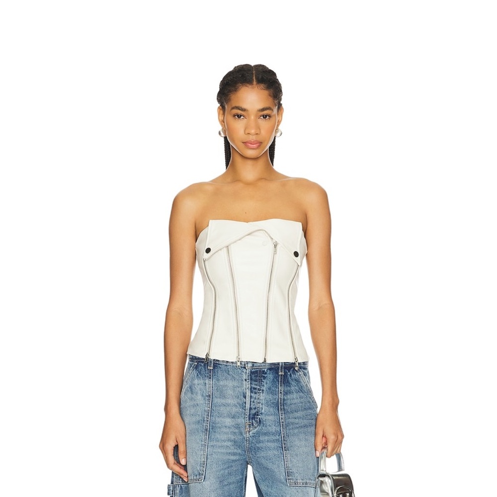 Dani Faux Leather Corset